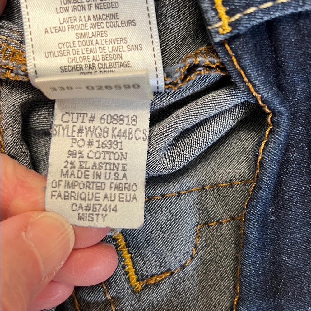 True Religion Misty Dark Flap Pocket Skinny Stretch Jeans Vintage Low Rise 31 - Picture 11 of 15